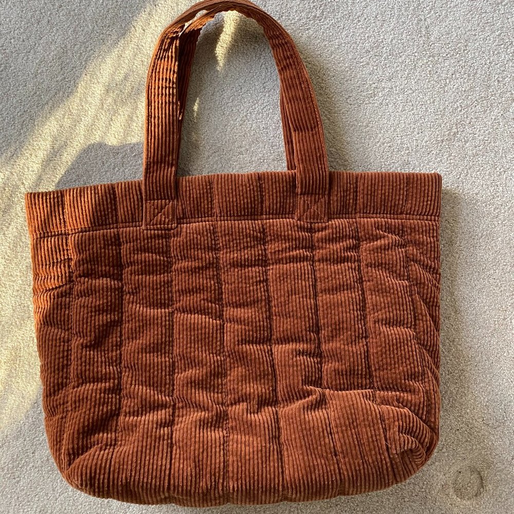 Madewell Transport corduroy tote